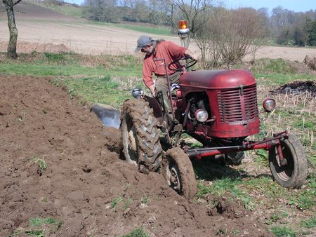 massey harris pony 820d avec charrue